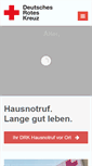 Mobile Screenshot of drk-hausnotruf.de
